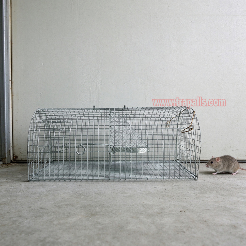 Indoor Outdoor Humane Live Catch Multi-catch Auto Reset Rat Control Mouse Trap Cage - Image 12