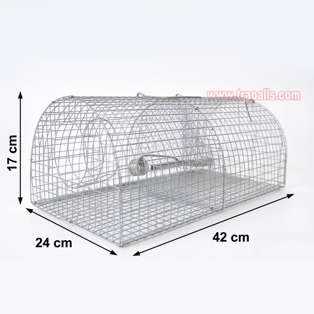 Indoor Outdoor Humane Live Catch Multi-catch Auto Reset Rat Control Mouse Trap Cage - Image 3