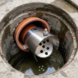 Indoor Home One Way Flap Drainage Pipe Rodent Blocker Rodent Control Mouse Prevention Metal Rat Drain Guard - Image 11