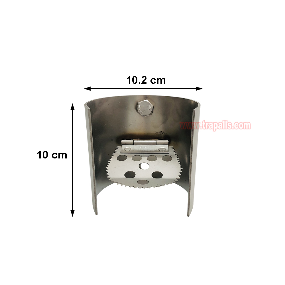 Indoor Home One Way Flap Drainage Pipe Rodent Blocker Rodent Control Mouse Prevention Metal Rat Drain Guard - Image 3