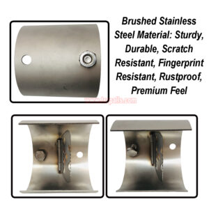 Indoor Home One Way Flap Drainage Pipe Rodent Blocker Rodent Control Mouse Prevention Metal Rat Drain Guard - Image 5