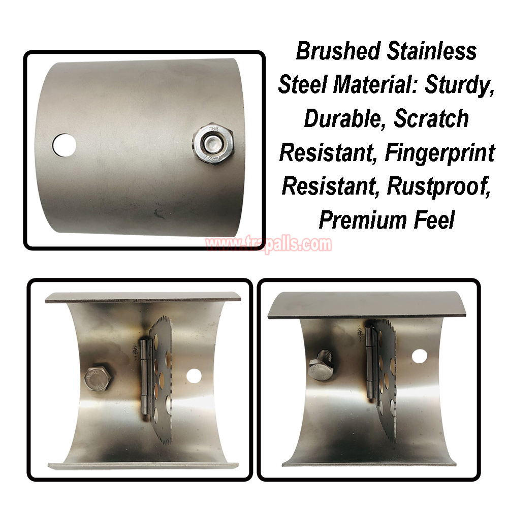 Indoor Home One Way Flap Drainage Pipe Rodent Blocker Rodent Control Mouse Prevention Metal Rat Drain Guard - Image 5