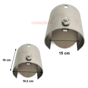Indoor Home One Way Flap Drainage Pipe Rodent Blocker Rodent Control Mouse Prevention Metal Rat Drain Guard - Image 3