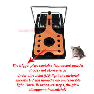 Indoor Warehouse Reusable High Sensitivity Rat Trap with Fluorescent Trigger Plate Rodent Killer Rat Snap Trap - Image 7