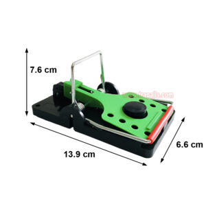 Indoor Warehouse Reusable High Sensitivity Rat Trap with Fluorescent Shining Trigger Plate and Bait Rodent Killer Rat Snap Trap with Bait - Image 3