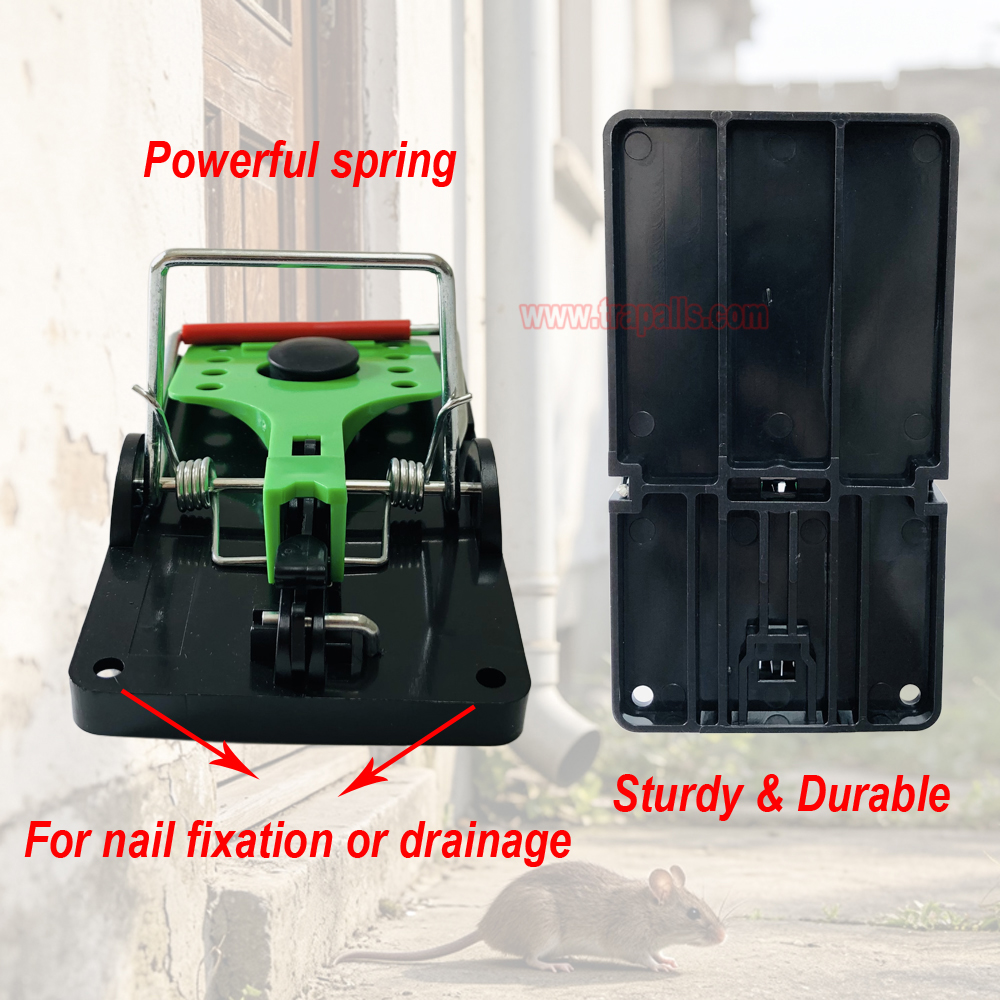 Indoor Warehouse Reusable High Sensitivity Rat Trap with Luminous Shining Trigger Plate Rodent Killer Rat Snap Trap with Bait - Image 5