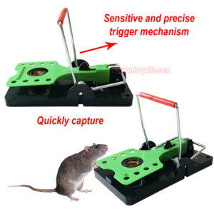Indoor Warehouse Reusable High Sensitivity Rat Trap with Luminous Shining Trigger Plate Rodent Killer Rat Snap Trap with Bait - Image 6