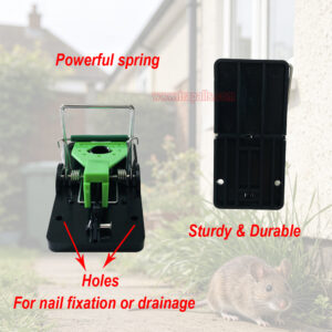 Indoor Warehouse Humane Plastic Pest Control Quick Catch Rodent Killer Mouse Snap Trap Glow under Ultraviolet Light - Image 5