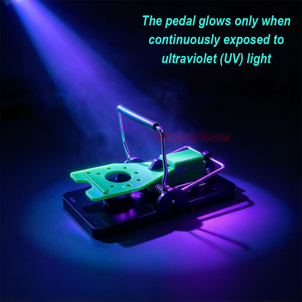 Indoor Warehouse Humane Plastic Pest Control Quick Catch Rodent Killer Mouse Snap Trap Glow under Ultraviolet Light - Image 9