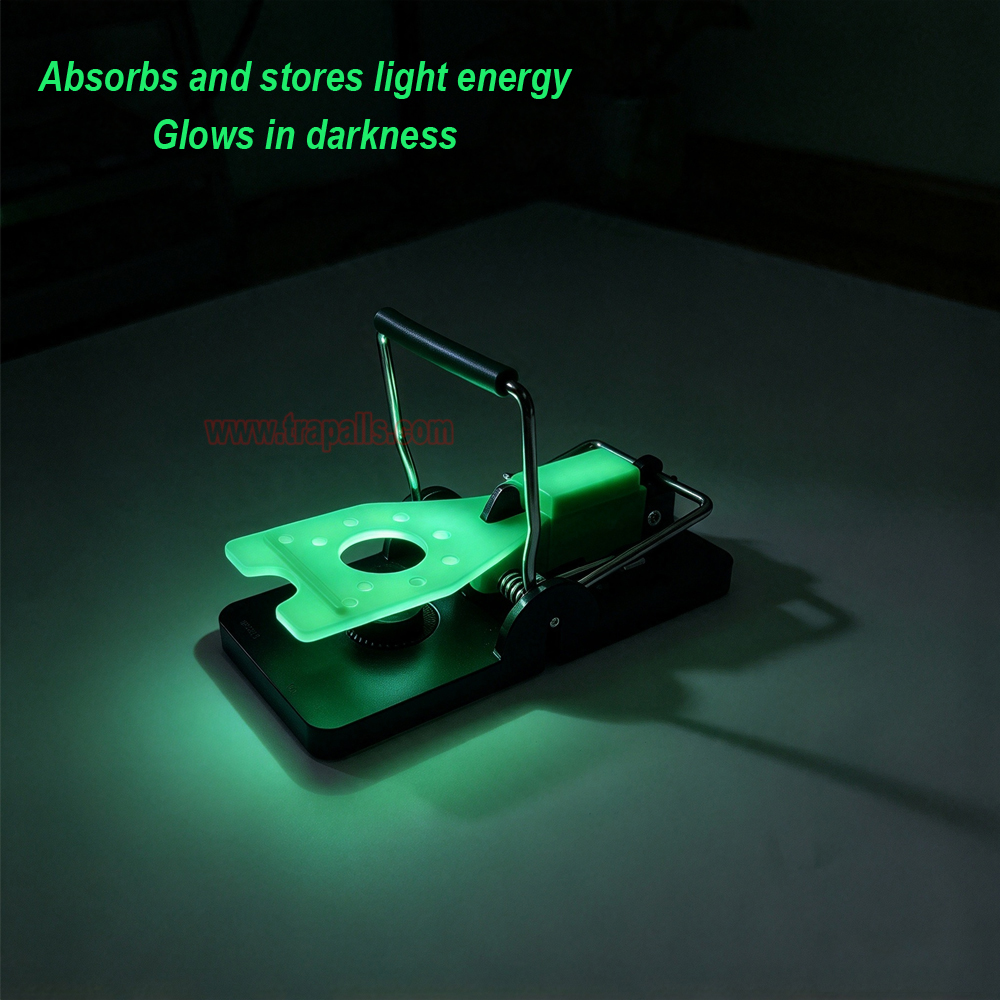 Indoor Warehouse Reusable High Sensitivity Mouse Trap with Luminous Trigger Plate Mouse Snap Trap Shining in the Darkness - Image 9