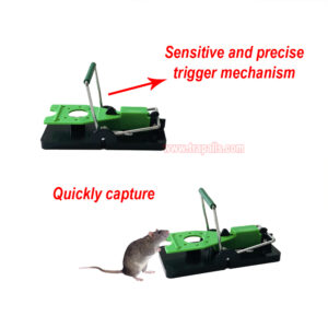 Indoor Warehouse Reusable High Sensitivity Mouse Trap with Luminous Shining Trigger Plate and Bait Mouse Snap Trap - Image 6