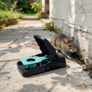 Indoor Reusable Plastic Rodent Control Quick Set Snap Rat Killer with Fluorescent UV Trigger Plate Rat Snap Trap - Image 10