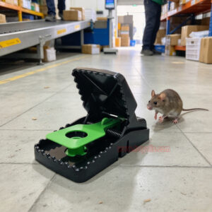 Indoor Reusable Plastic Rodent Control Quick Set Snap Rat Killer with Luminous Shining Trigger Plate Rat Snap Trap - Image 11
