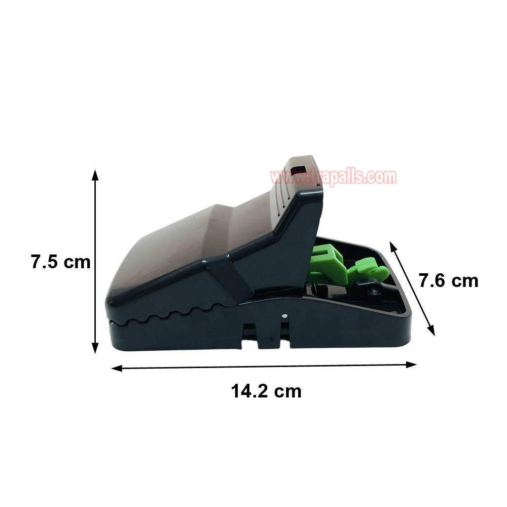 Indoor Reusable Plastic Rodent Control Quick Set Snap Rat Killer with Luminous Shining Trigger Plate Rat Snap Trap - Image 3