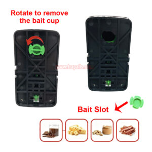 Indoor Reusable Plastic Rodent Control Quick Set Snap Rat Killer with Luminous Shining Trigger Plate Rat Snap Trap - Image 4