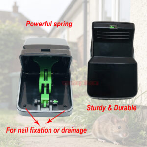 Indoor Reusable Plastic Rodent Control Quick Set Snap Rat Killer with Luminous Shining Trigger Plate Rat Snap Trap - Image 5