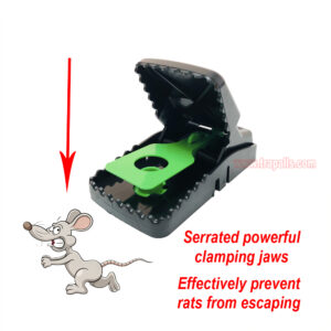 Indoor Reusable Plastic Rodent Control Quick Set Snap Rat Killer with Luminous Shining Trigger Plate Rat Snap Trap - Image 8