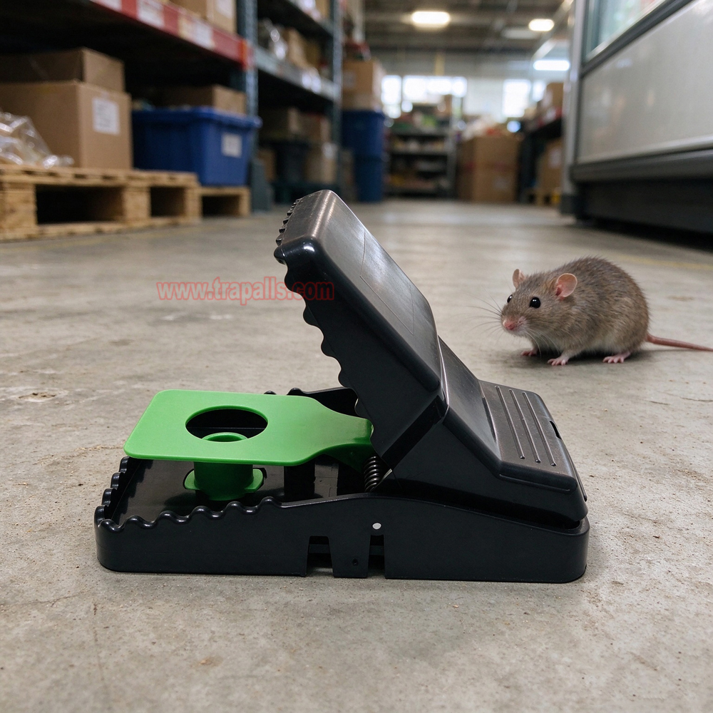 Indoor Reusable Plastic Rodent Control Quick Set Snap Rat Killer with Luminous Shining Trigger Plate Rat Snap Trap - Image 10