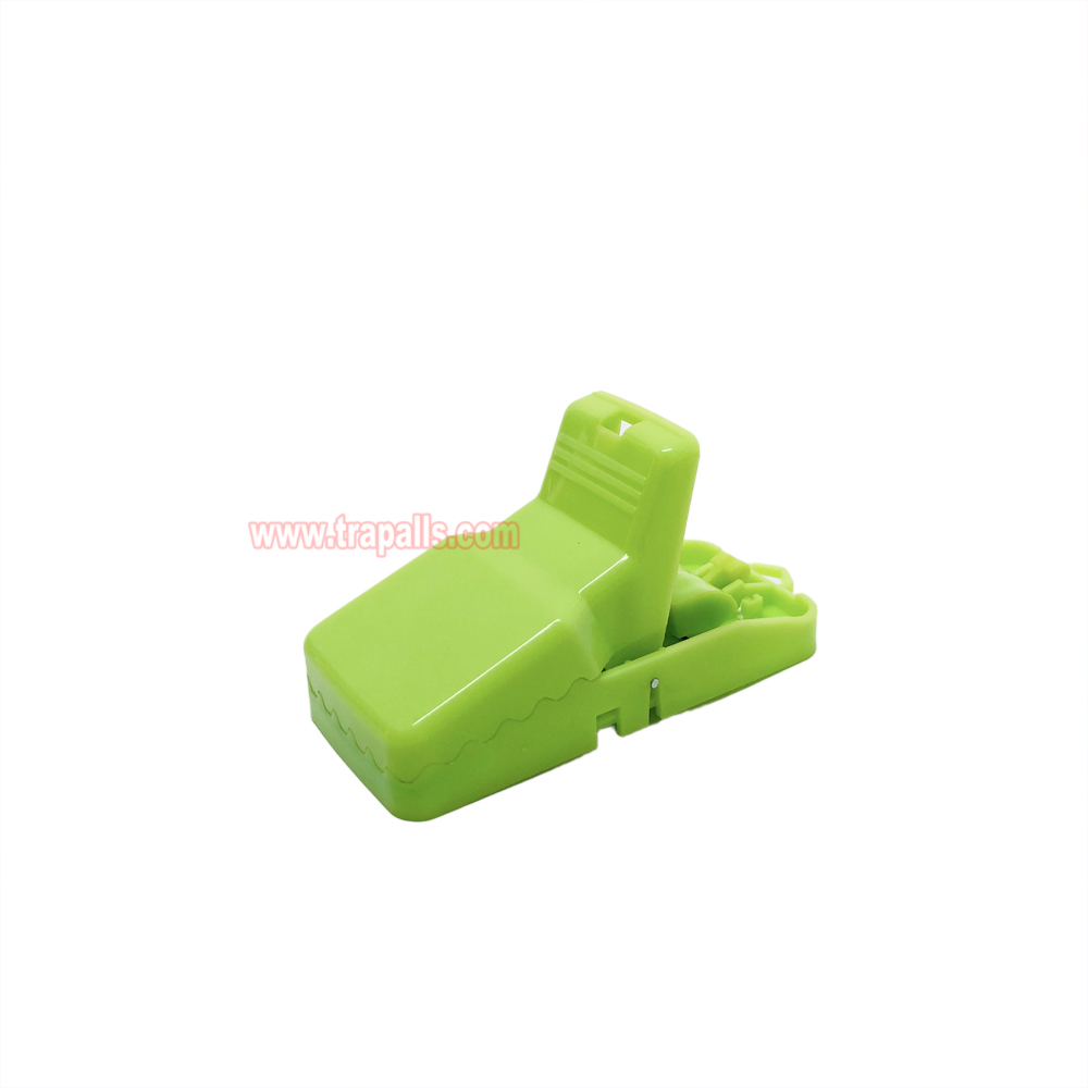 Indoor Reusable Plastic Pest Control Quick Set Snap Mouse Killer with Fluorescent UV Trigger Plate Mouse Snap Trap - Image 2