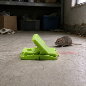 Indoor Reusable Plastic Pest Control Quick Set Snap Mouse Killer with Fluorescent UV Trigger Plate Mouse Snap Trap - Image 12