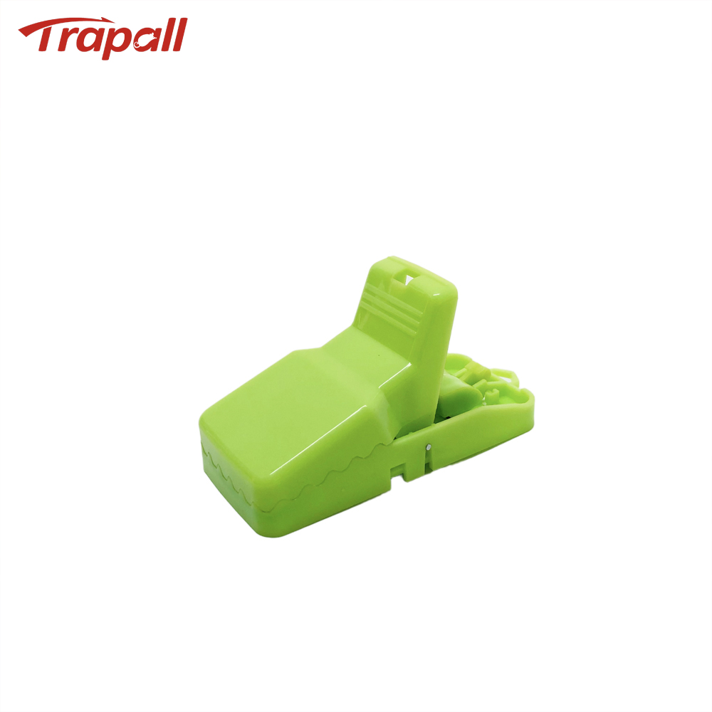 Indoor Reusable Plastic Pest Control Quick Set Snap Mouse Killer with Fluorescent UV Trigger Plate Mouse Snap Trap