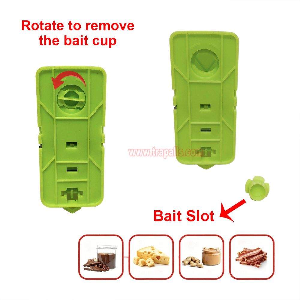 Indoor Reusable Plastic Pest Control Quick Set Snap Mouse Killer with Luminous Shining Trigger Plate Mouse Snap Trap - Image 4