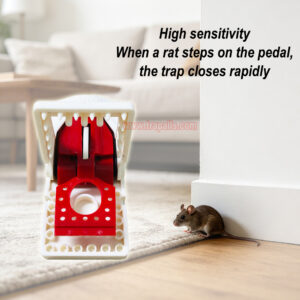 Indoor Humane Reusable Plastic Quick Catch Pest Control Mouse Snap Trap - Image 7