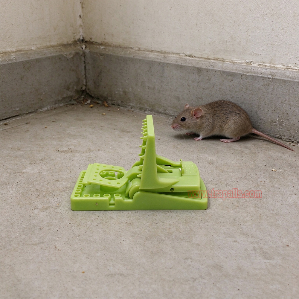 Indoor Humane Plastic Quick Catch Mouse Trap with Fluorescent Trigger Plate Mouse Snap Trap Glow Under Ultraviolet Light - Image 12