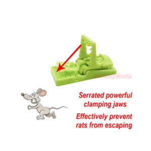 Indoor Humane Plastic Quick Catch Mouse Trap with Luminous Trigger Plate Mouse Snap Trap Glow in the Dark Environment - Image 8