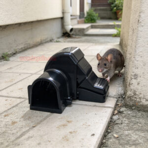 Outdoor Indoor Rat Snap Trap with Tunnel Rat Trap Station with Fluorescent Trigger Plate Glow Under Ultraviolet Light - Image 13