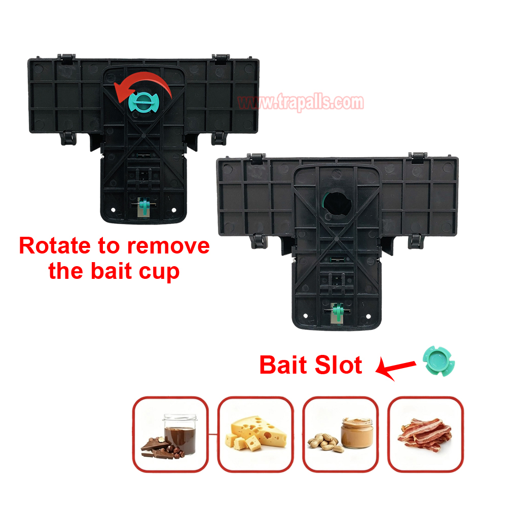 Outdoor Indoor Rat Snap Trap with Tunnel Rat Trap Station with Fluorescent Trigger Plate Glow Under Ultraviolet Light - Image 4