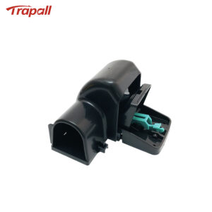 Outdoor Indoor Rat Snap Trap with Tunnel Rat Trap Station with Fluorescent Trigger Plate Glow Under Ultraviolet Light