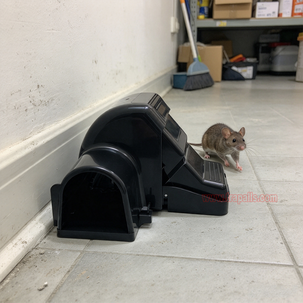Outdoor Indoor Rat Snap Trap with Tunnel Rat Trap Station with Luminous Trigger Plate Glow in the Dark Environment - Image 13