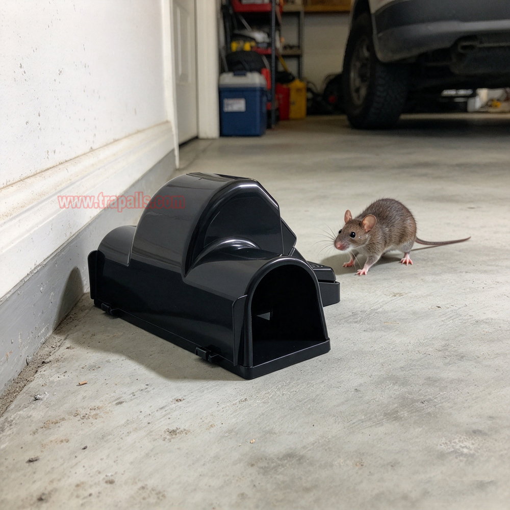 Outdoor Indoor Rat Snap Trap with Tunnel Rat Trap Station with Luminous Trigger Plate Glow in the Dark Environment - Image 12