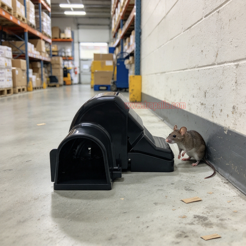 Outdoor Indoor Rat Snap Trap with Tunnel Rat Trap Station with Luminous Trigger Plate Glow in the Dark Environment - Image 11