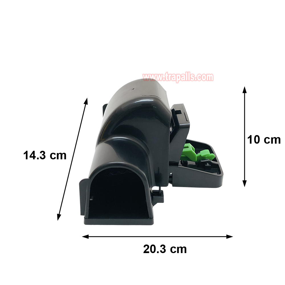 Outdoor Indoor Rat Snap Trap with Tunnel Rat Trap Station with Luminous Trigger Plate Glow in the Dark Environment - Image 3