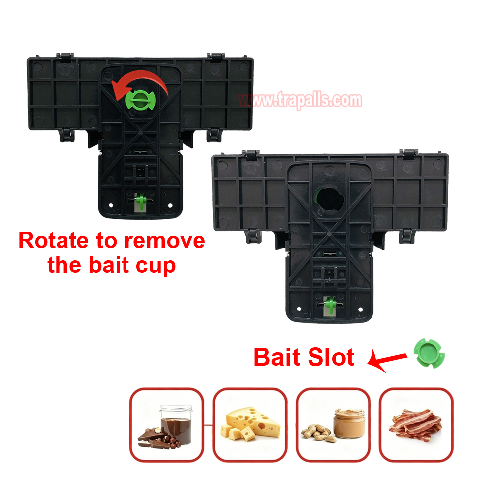 Outdoor Indoor Rat Snap Trap with Tunnel Rat Trap Station with Luminous Trigger Plate Glow in the Dark Environment - Image 4