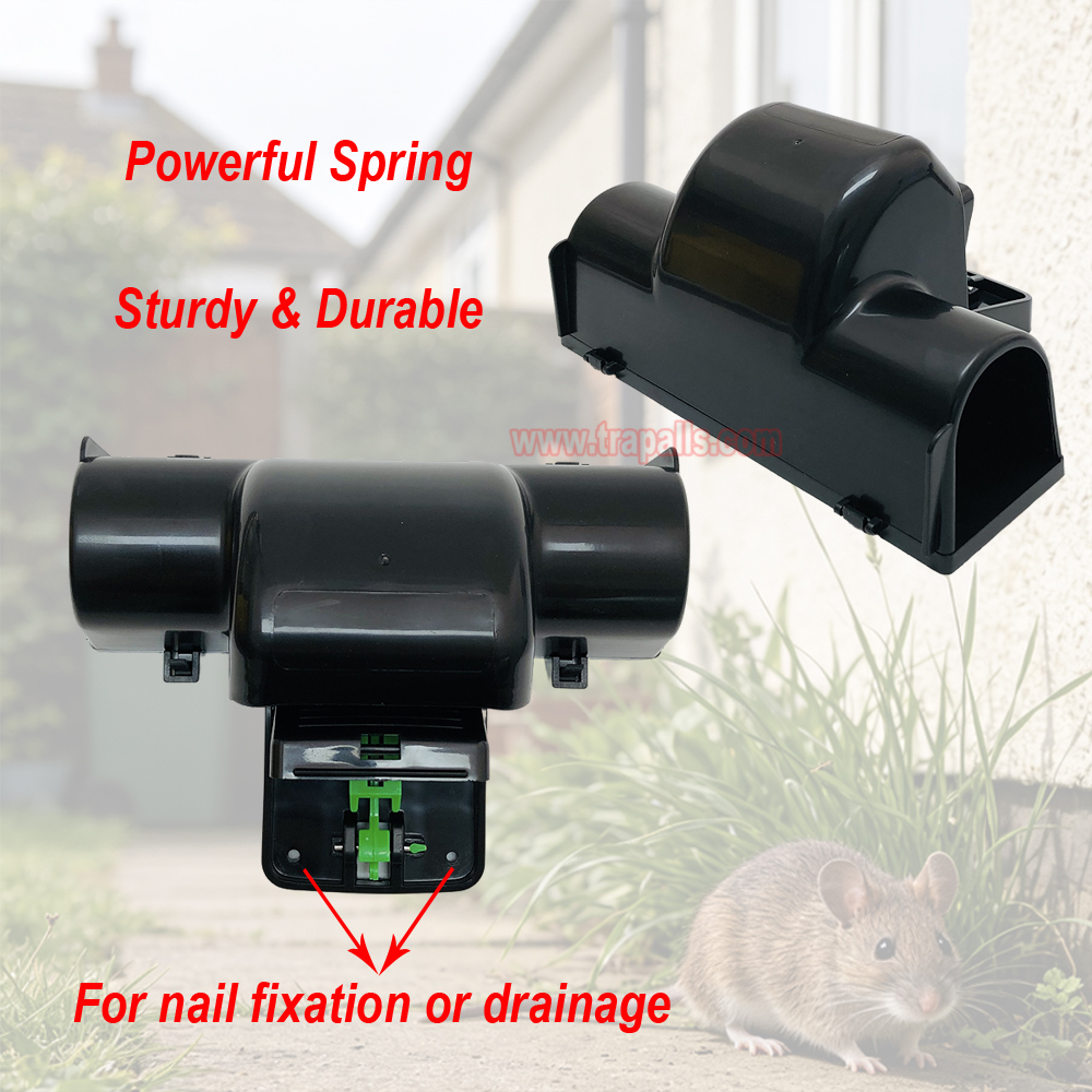 Outdoor Indoor Rat Snap Trap with Tunnel Rat Trap Station with Luminous Trigger Plate Glow in the Dark Environment - Image 10