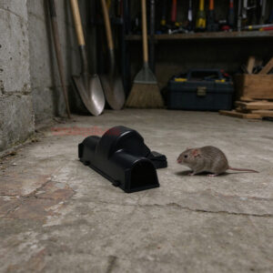 Outdoor Indoor Mouse Snap Trap with Tunnel Mouse Trap Station with Fluorescent Trigger Plate Glow Under Ultraviolet Light - Image 9