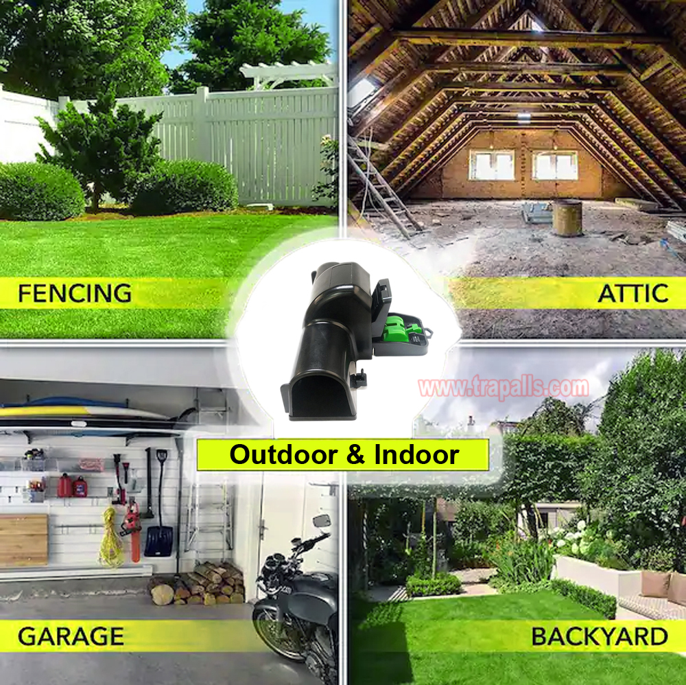 Outdoor Indoor Mouse Snap Trap with Tunnel Mouse Trap Station with Luminous Trigger Plate Glow in the Dark Environment - Image 7