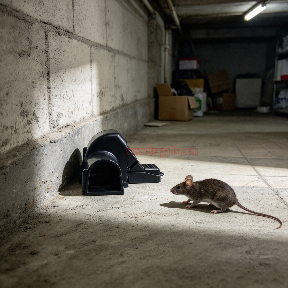 Outdoor Indoor Mouse Snap Trap with Tunnel Mouse Trap Station with Luminous Trigger Plate Glow in the Dark Environment - Image 8