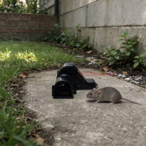 Outdoor Indoor Mouse Snap Trap with Tunnel Mouse Trap Station with Luminous Trigger Plate Glow in the Dark Environment - Image 9