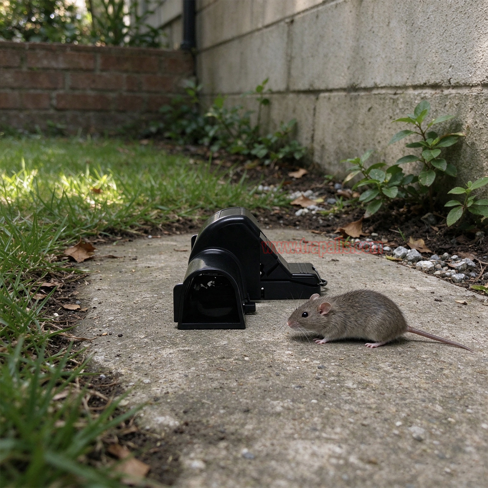 Outdoor Indoor Mouse Snap Trap with Tunnel Mouse Trap Station with Luminous Trigger Plate Glow in the Dark Environment - Image 9