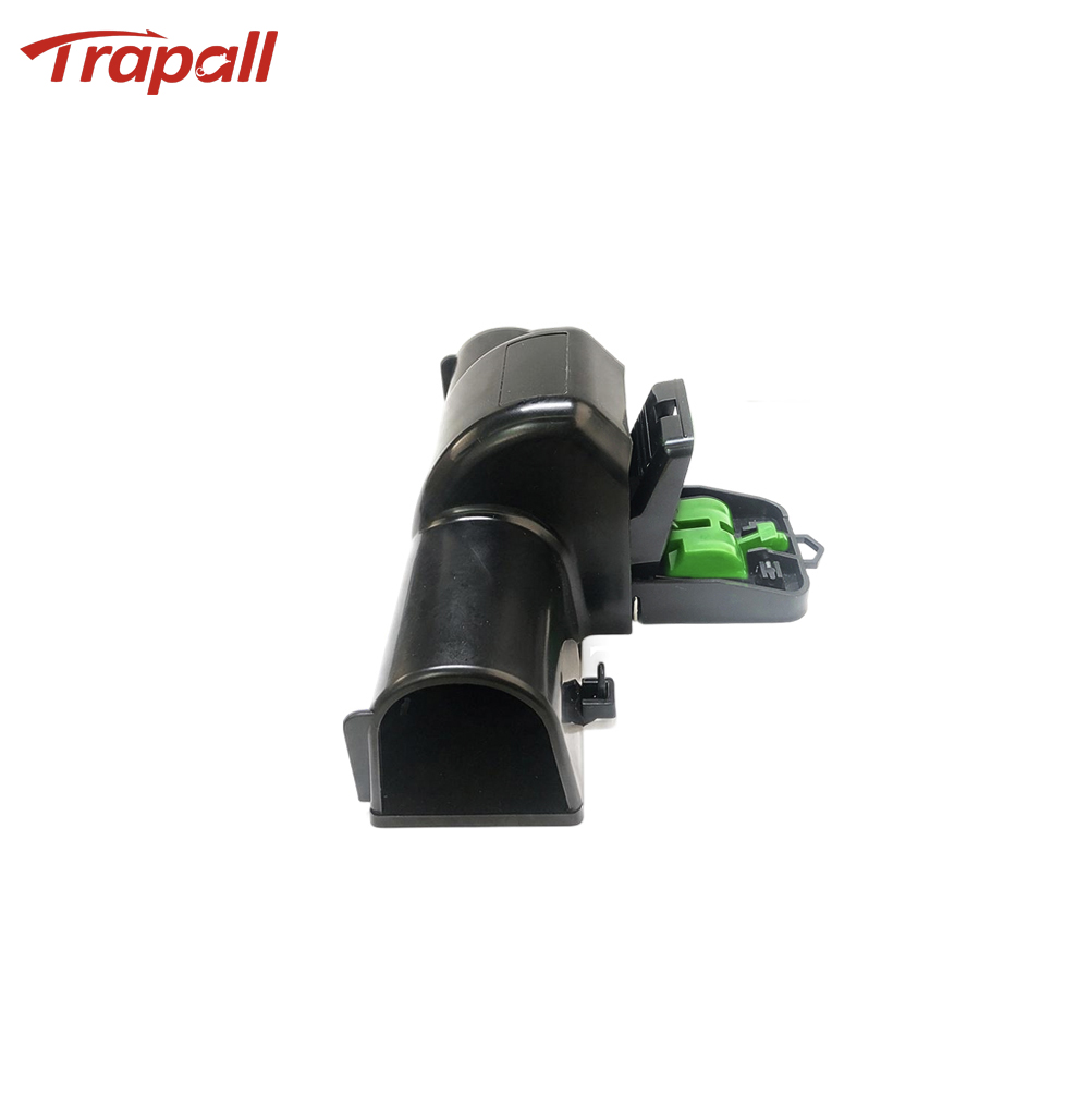 Outdoor Indoor Mouse Snap Trap with Tunnel Mouse Trap Station with Luminous Trigger Plate Glow in the Dark Environment