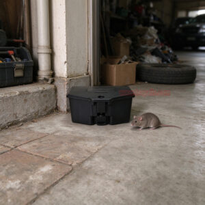 Indoor Humane Plastic Lockable Mouse Snap Trap Compatible Mouse Trap Box Mouse Bait Station with Key - Image 14