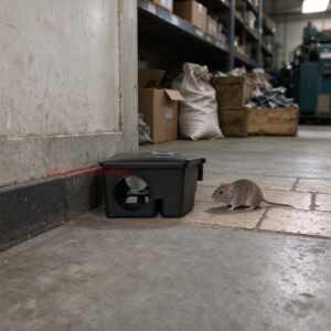 Indoor Humane Plastic Lockable Mouse Snap Trap Compatible Mouse Trap Box Mouse Bait Station with Key - Image 15