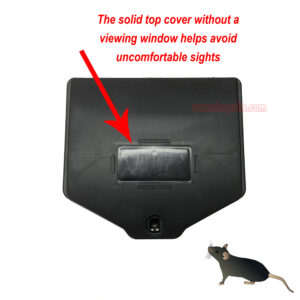 Indoor Humane Plastic Lockable Mouse Snap Trap Compatible Mouse Trap Box Mouse Bait Station with Key - Image 6